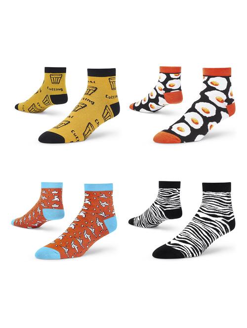 women set of 4 ankle length socks - 20498373 - Standard Image - 0
