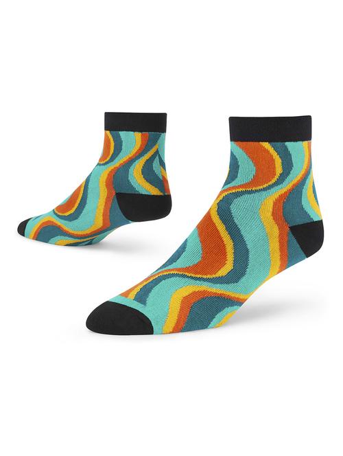 unisex multi colored ankle length socks - 20498399 - Standard Image - 0