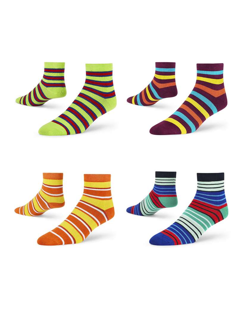 women set of 4 ankle length socks