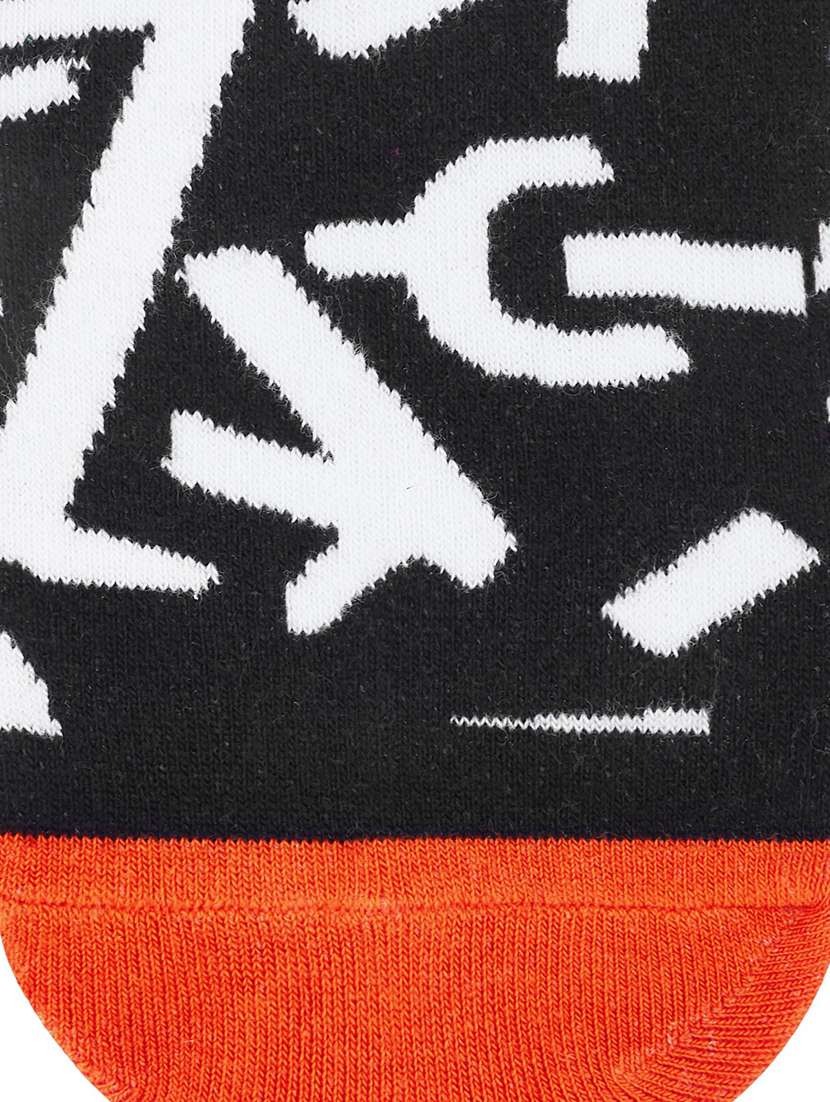 multi colored cotton ankle length socks - 20498435 -  Standard Image - 3