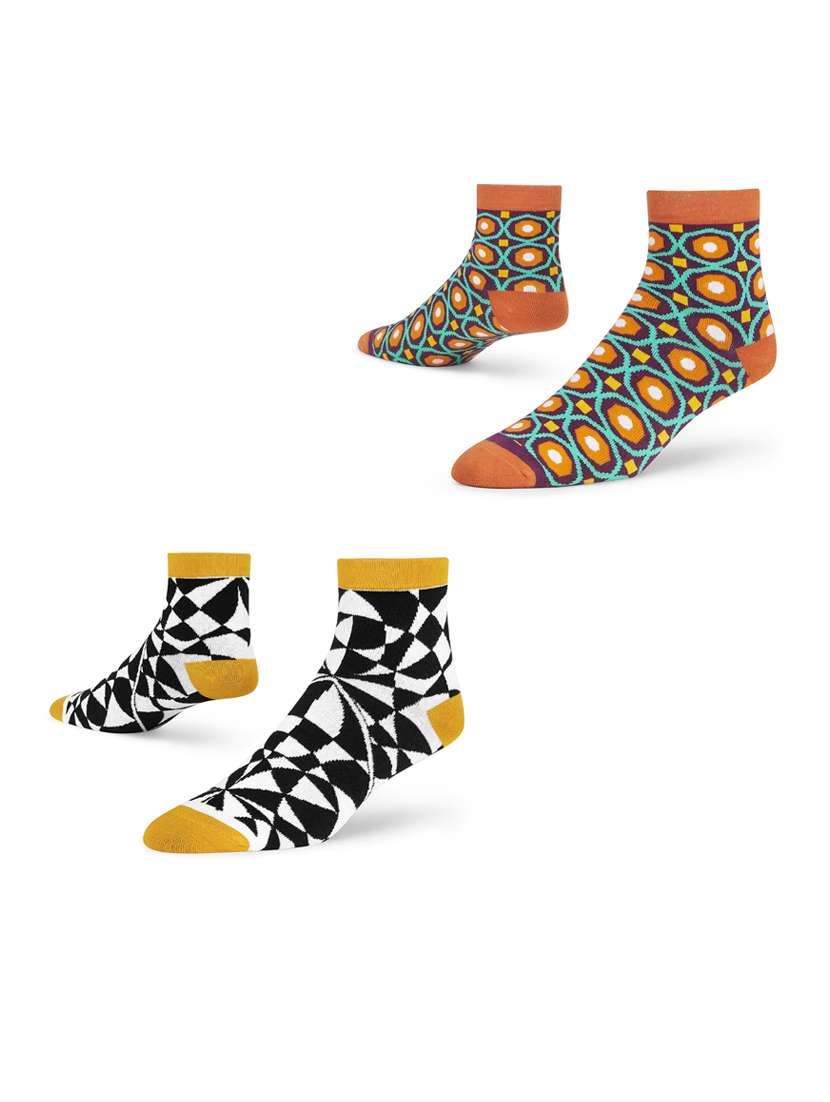 women set of 2 ankle length socks