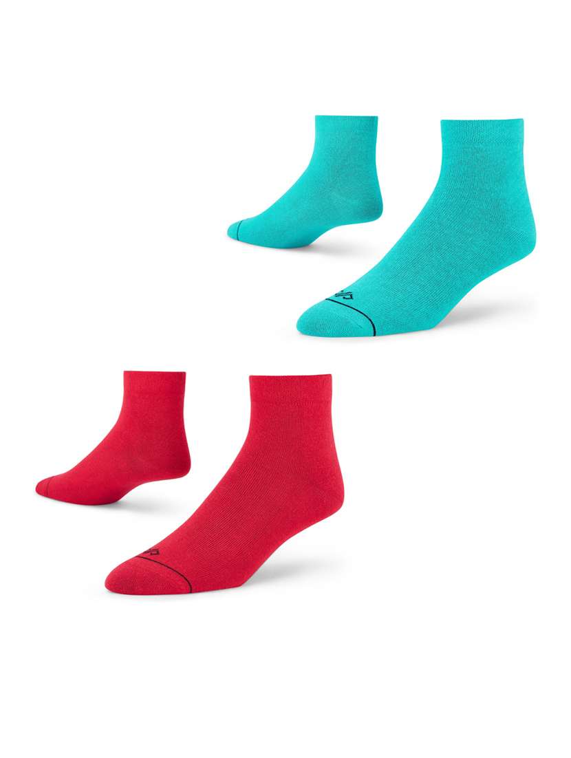 women set of 2 ankle length socks