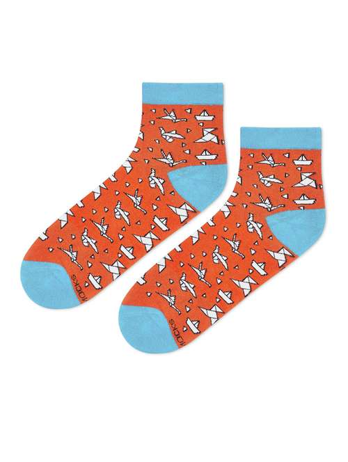 multi colored cotton ankle length socks - 20498471 -  Standard Image - 0