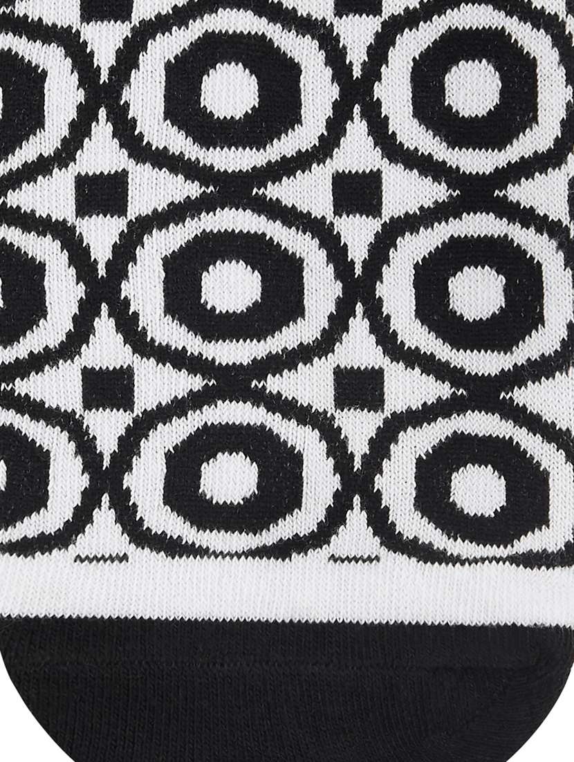 multi colored cotton ankle length socks - 20498505 -  Standard Image - 3