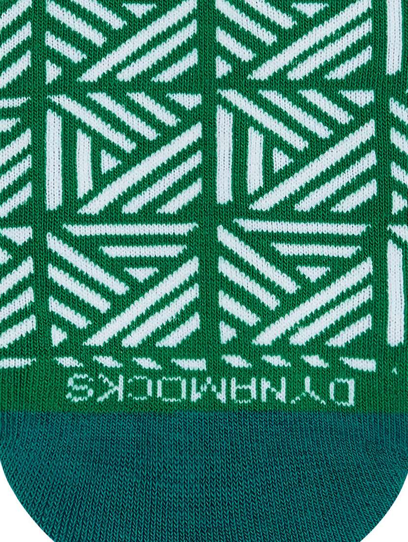 green cotton ankle length socks - 20498507 -  Standard Image - 3