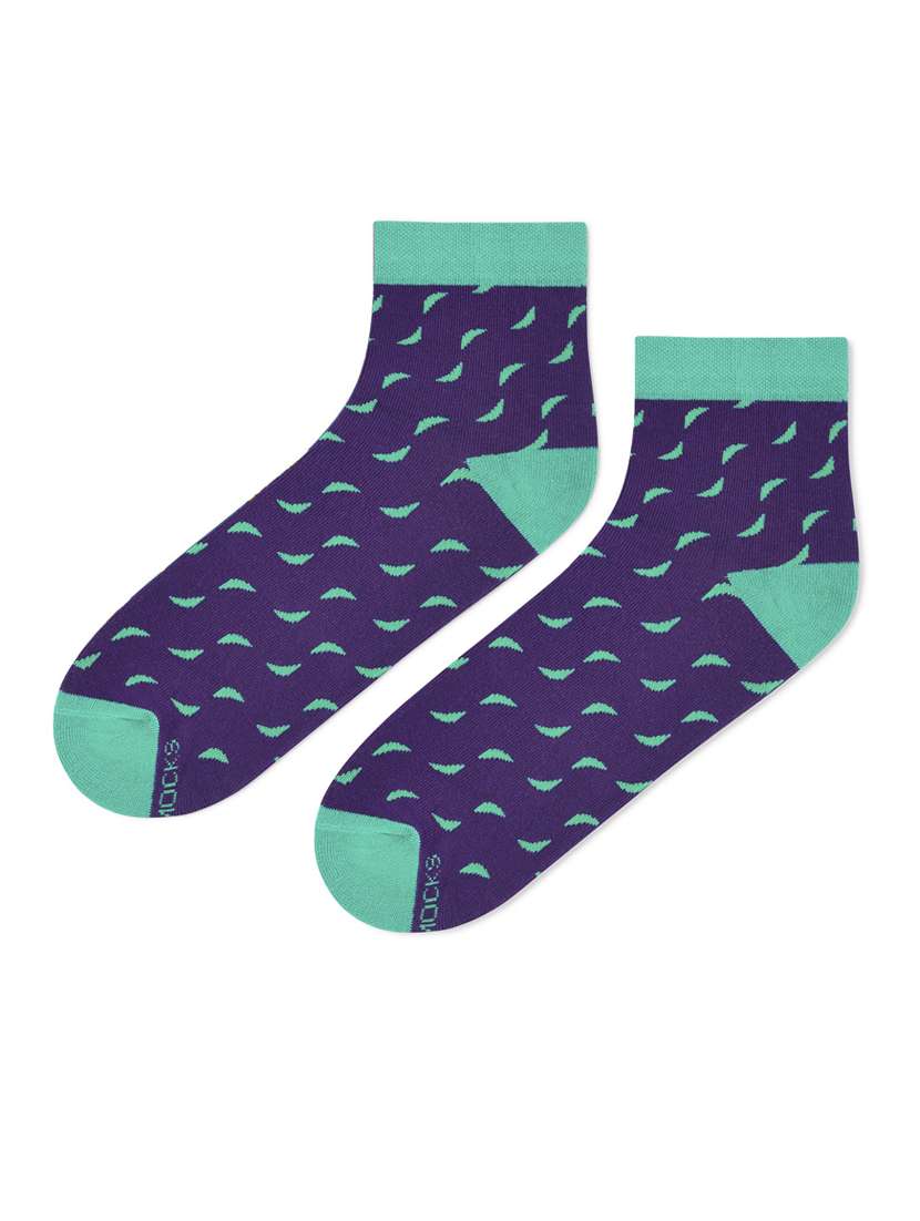 unisex multi colored ankle length socks 