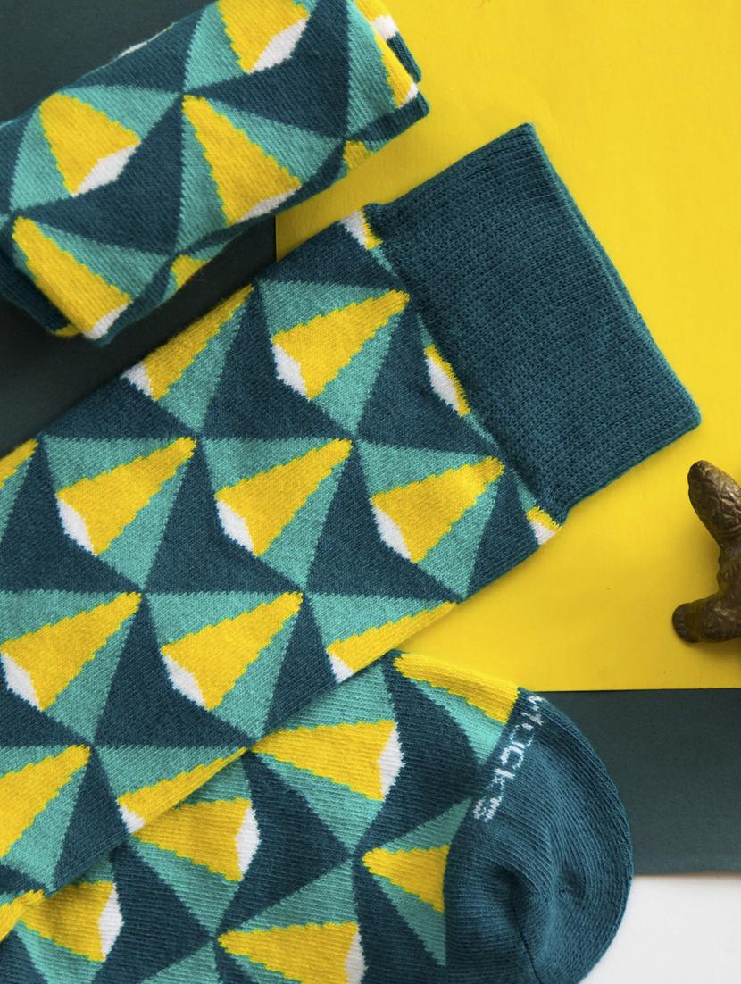 unisex multi colored above ankle length socks combo - 20498593 - Standard Image - 3