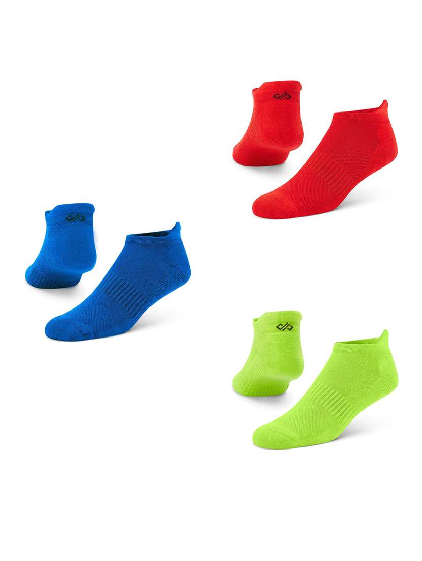 solid ankle length socks combo