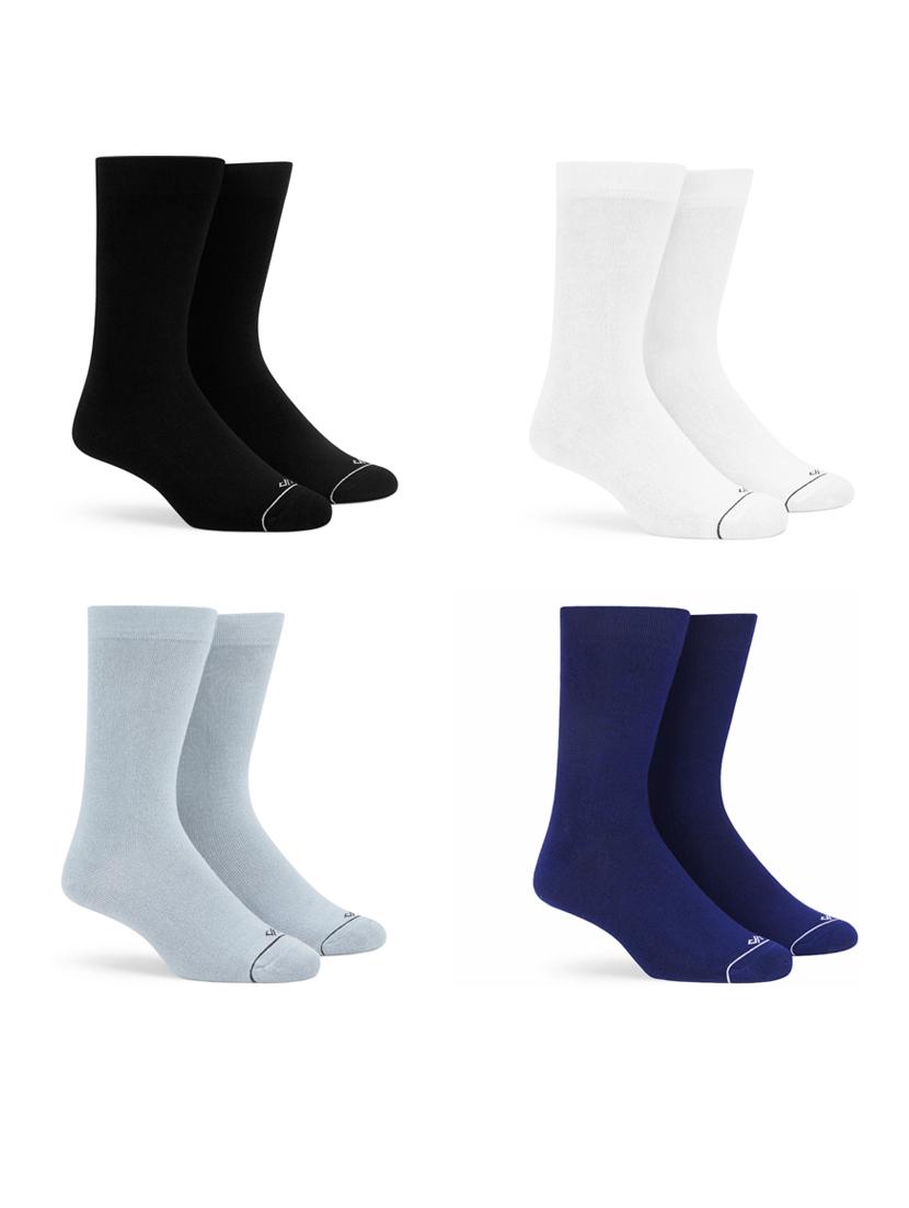 solid above ankle length socks combo - 20498630 - Zoom Image - 0