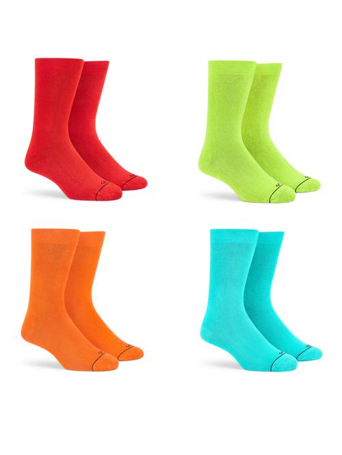 solid above ankle length socks combo - 20498636 - Standard Image - 0