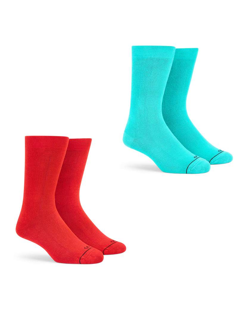 solid above ankle length socks combo