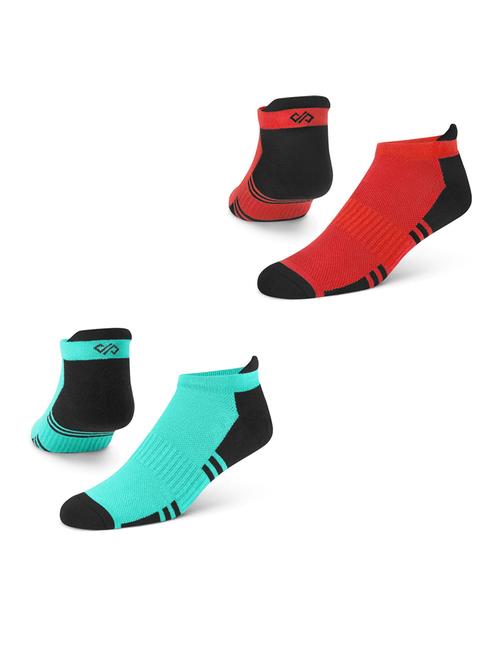 color block ankle length socks combo - 20498667 - Standard Image - 0
