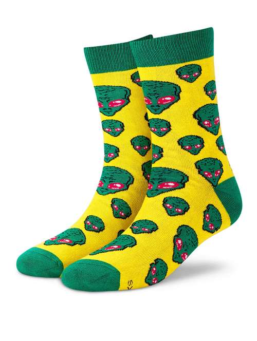 multi colored above angle length socks - 20498715 - Standard Image - 0