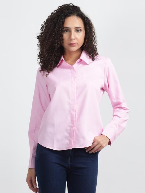 pink stripes formal shirt - 20498982 -  Standard Image - 0