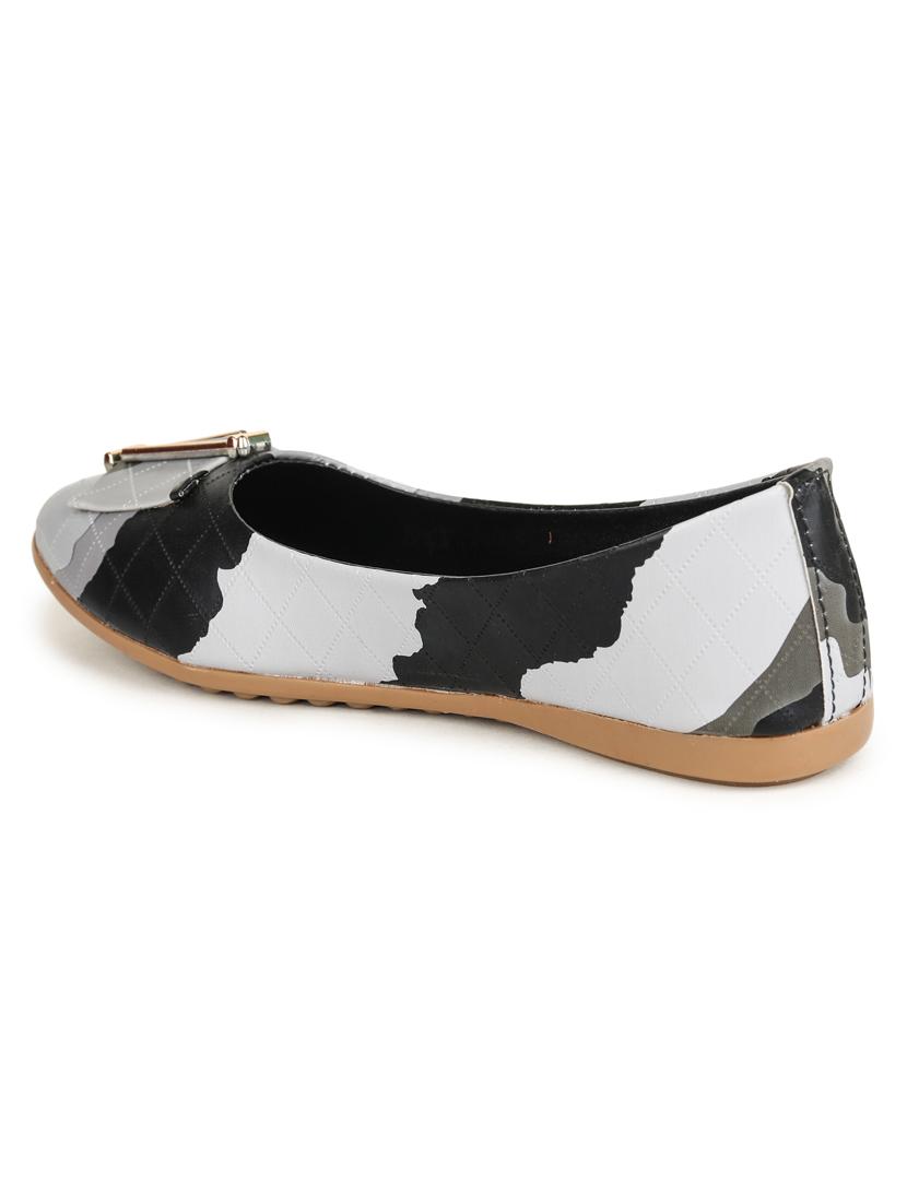 women color block multi colored slip on ballerina - 20499026 - Standard Image - 3