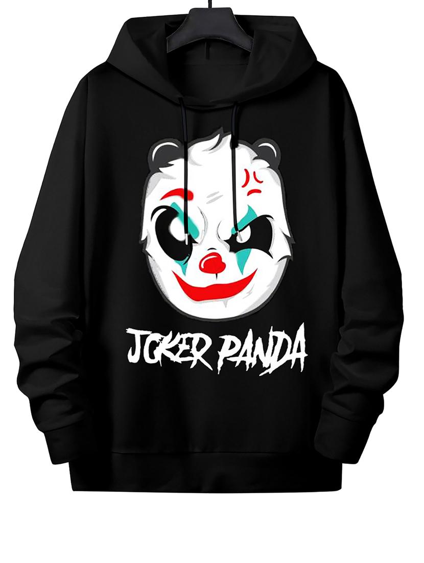 black graphic front print sweatshirt  - 20501053 -  Zoom Image - 0