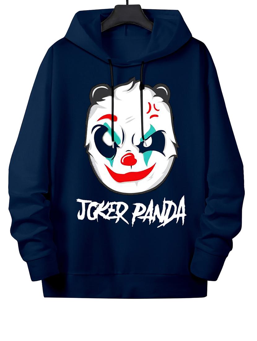 navy blue graphic front print sweatshirt - 20501056 - Zoom Image - 0