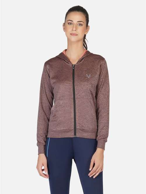 brown hooded regular jacket - 20501505 - Standard Image - 0