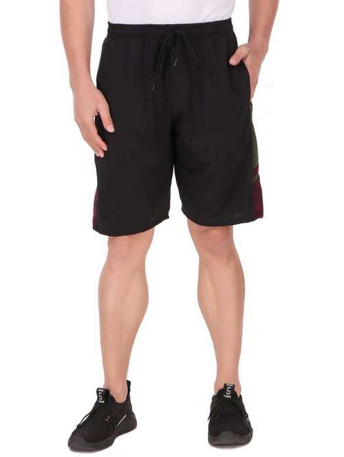 men color block cotton bermudas shorts - 20501567 -  Standard Image - 0