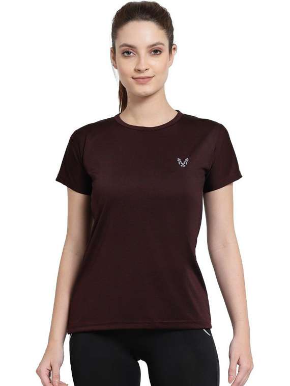 women's plain round neck t-shirt - 20501749 -  Zoom Image - 0