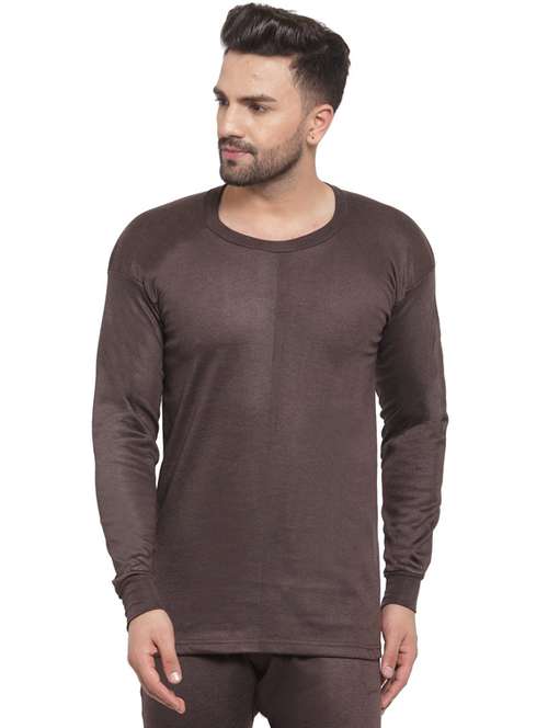 brown solid thermal top - 20501860 -  Standard Image - 0