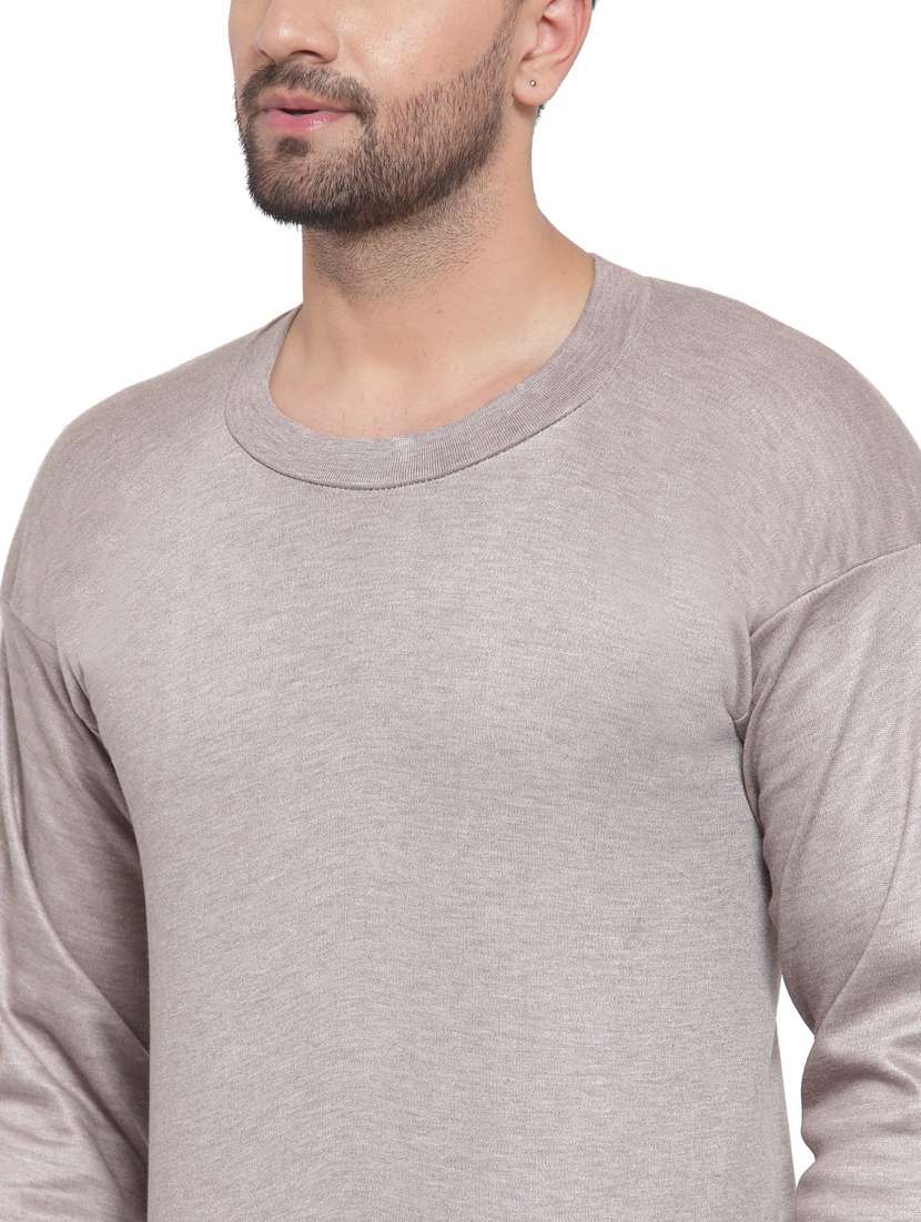 men full sleeve thermal top - 20501866 - Standard Image - 3