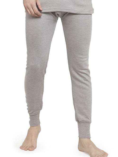 grey cotton thermal bottom - 20501886 -  Standard Image - 0