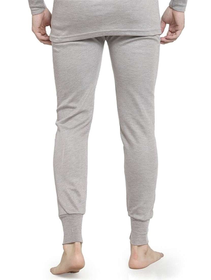 grey cotton thermal bottom - 20501886 - Standard Image - 3