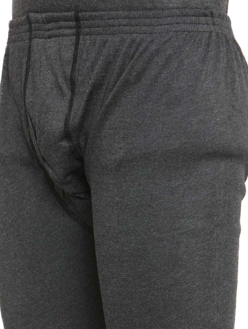grey cotton thermal bottom - 20501889 - Standard Image - 3