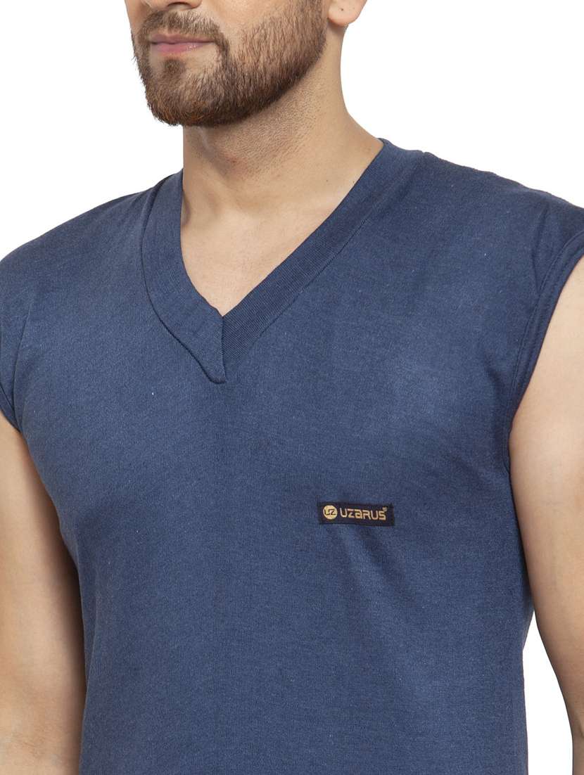 blue cotton thermal top - 20501922 -  Standard Image - 3