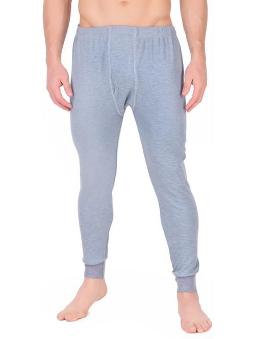 grey cotton thermal bottom - 20501964 - Standard Image - 0