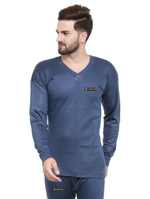 men full sleeve thermal top - 20501969 - Standard Image - 0