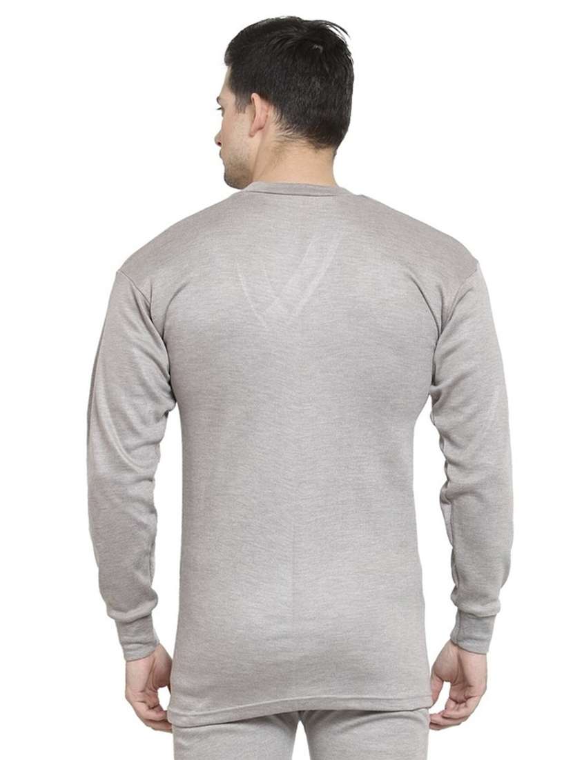 men full sleeve thermal top - 20501980 - Standard Image - 3