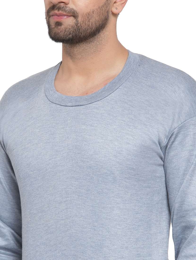 men full sleeve thermal top - 20501986 -  Standard Image - 3