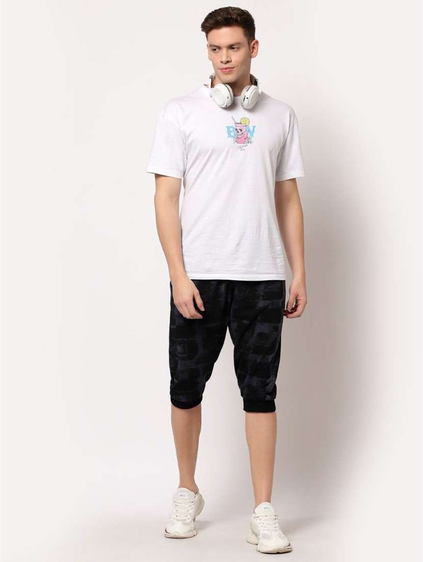 men mid rise cotton three- fourth - 20502070 -  Standard Image - 3