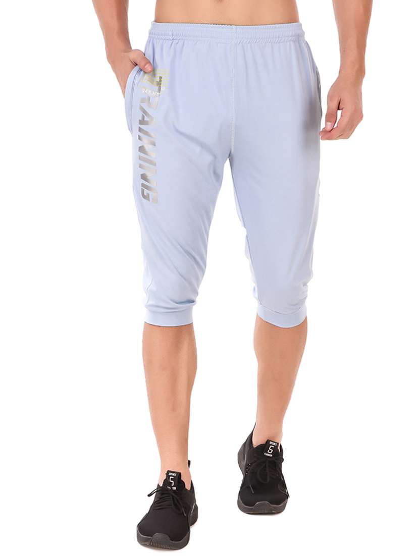 men mid rise cotton three- fourth