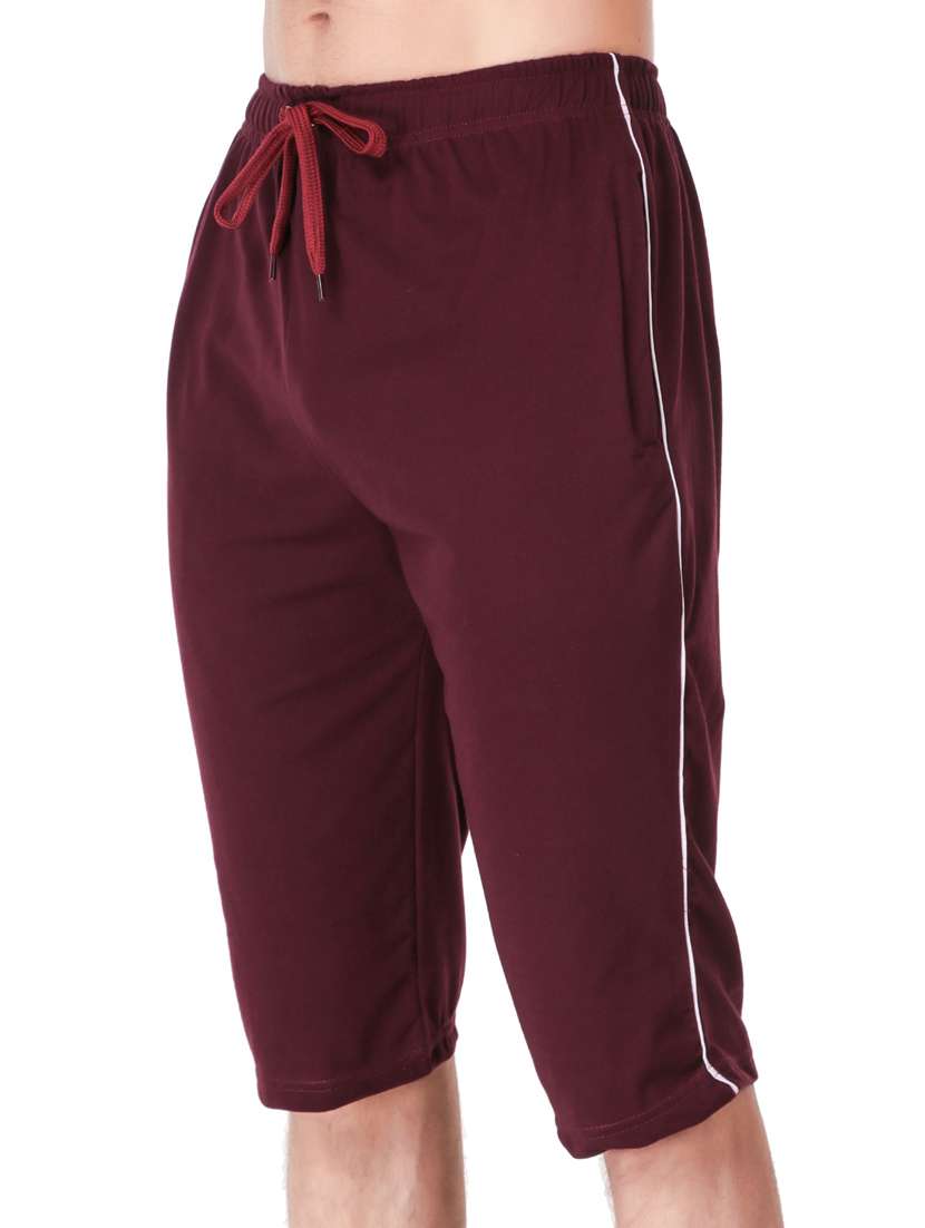 men mid rise cotton three- fourth - 20502103 -  Standard Image - 3