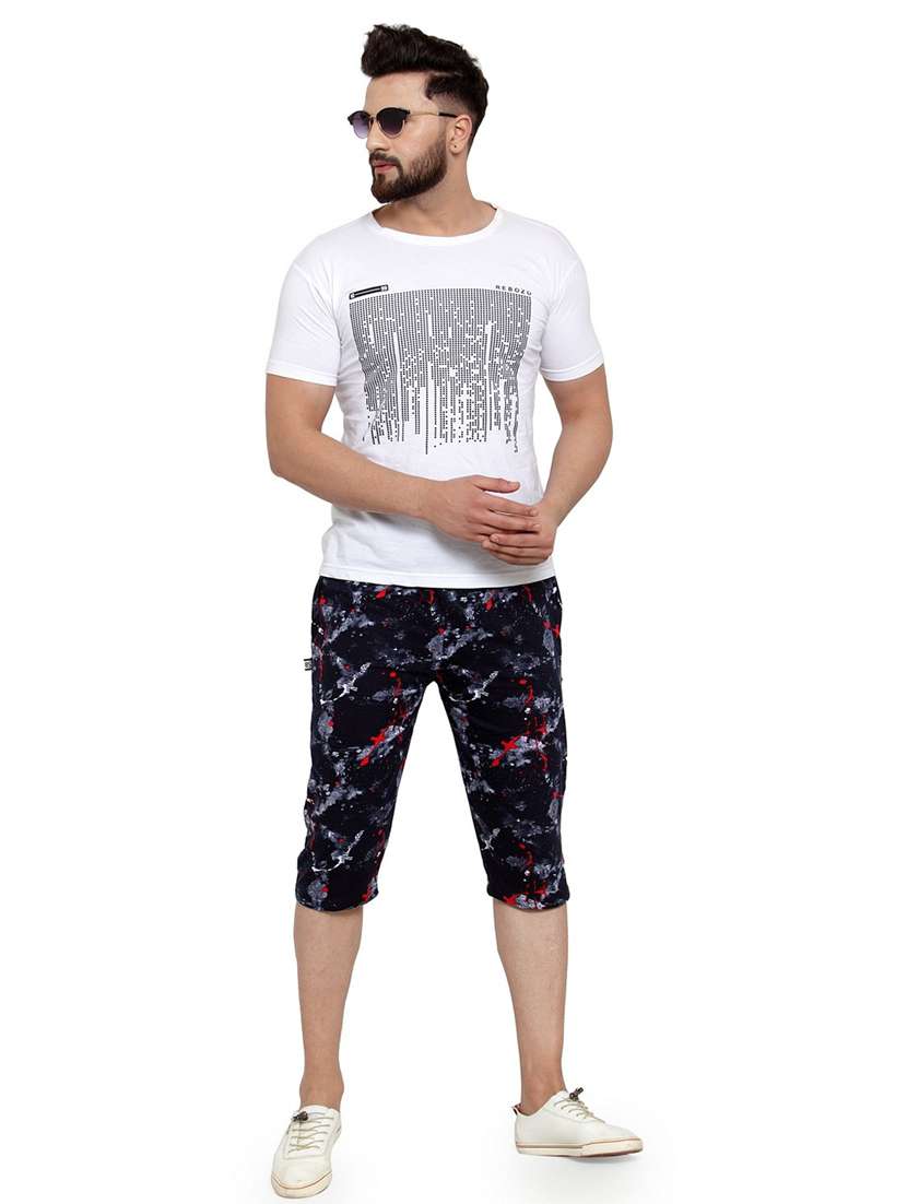 men mid rise cotton three- fourth - 20502105 -  Standard Image - 3