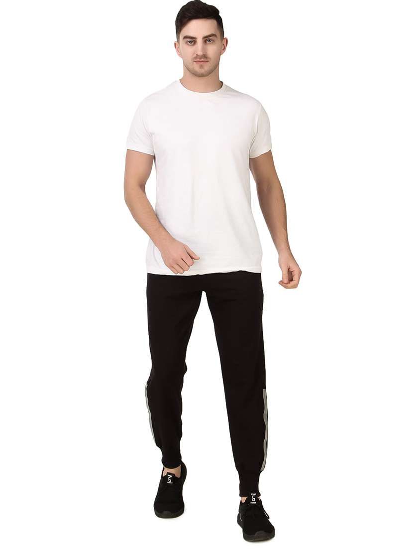 men side taped mid rise full length jogger - 20502256 - Standard Image - 3