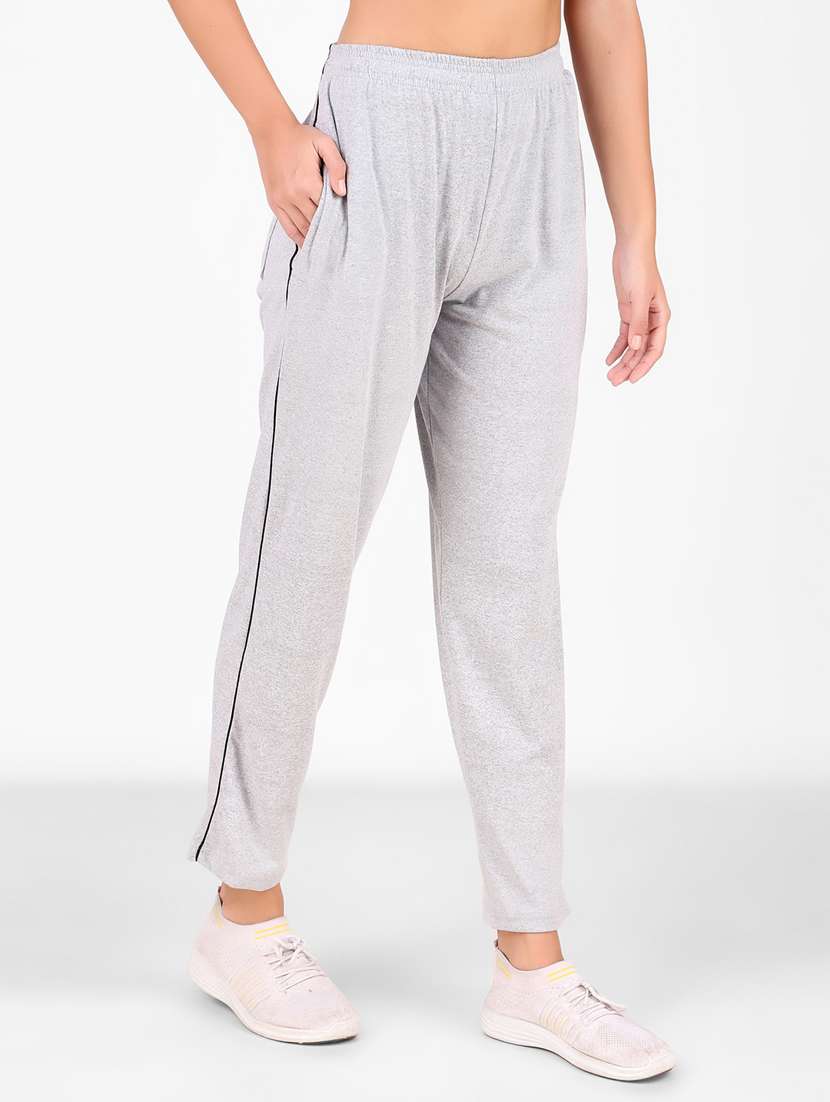 women straight leg track pant