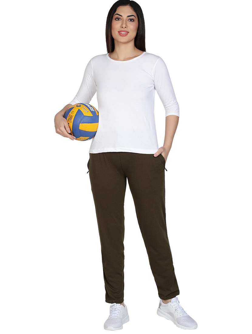 women straight leg track pant - 20502350 -  Standard Image - 3