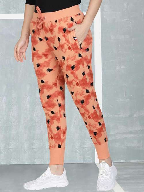 women printed jogger - 20502353 - Standard Image - 0