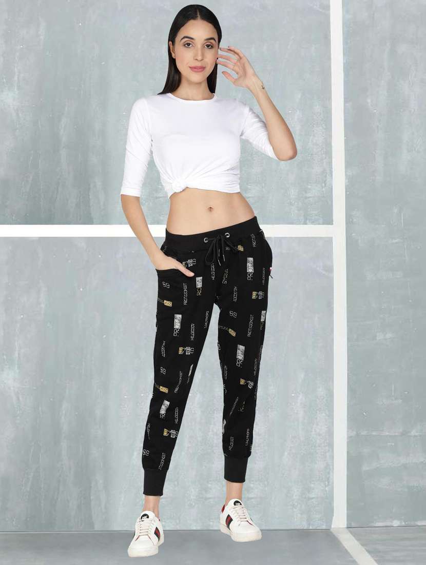 women printed jogger  - 20502386 -  Standard Image - 3