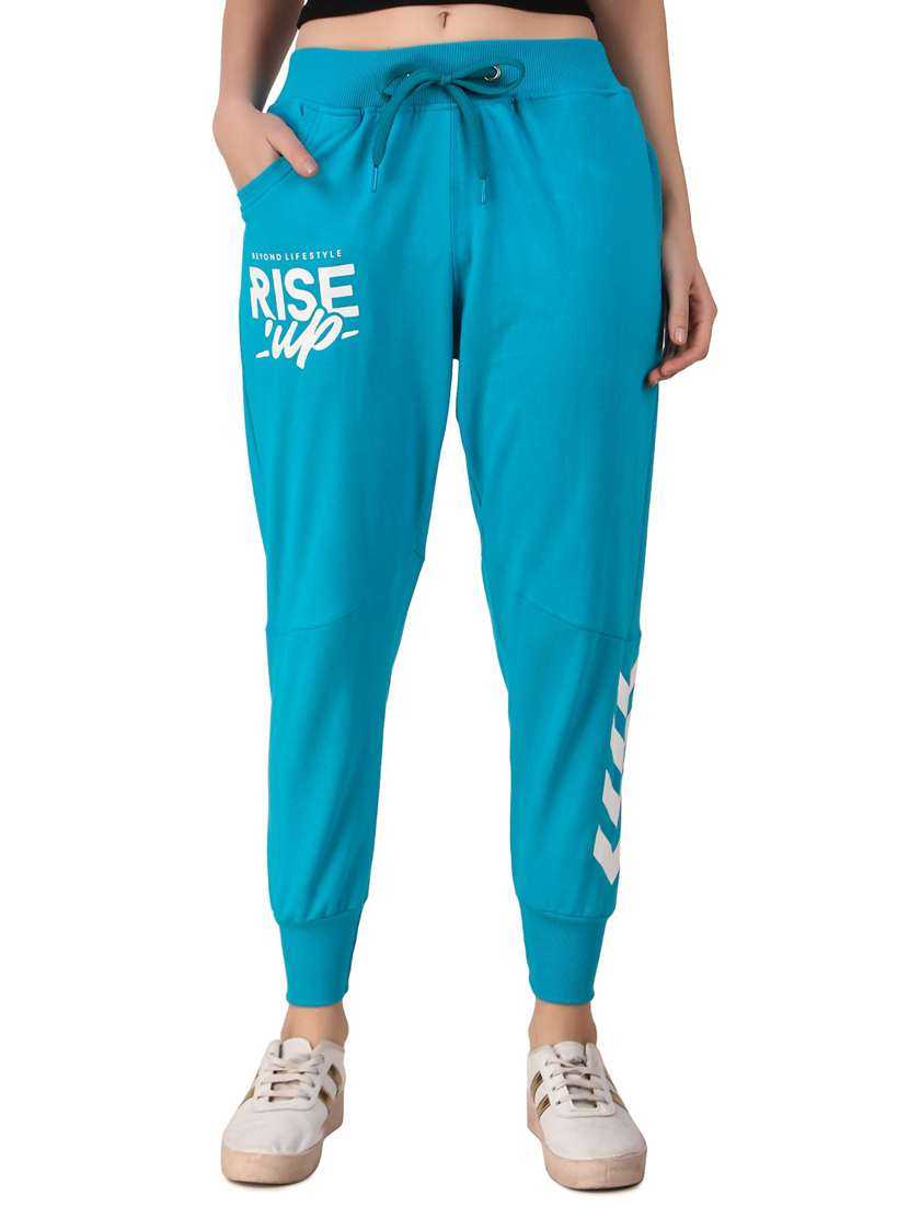 women printed jogger