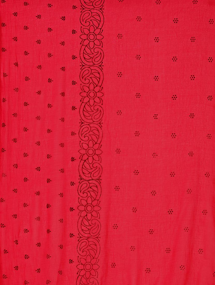 red printed dupatta - 20502786 - Standard Image - 3