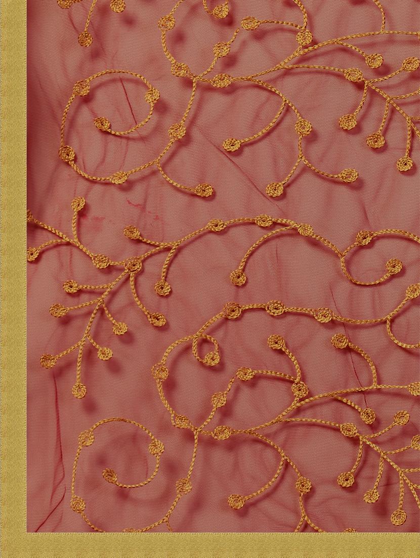 maroon solid with work dupatta - 20502822 - Standard Image - 3