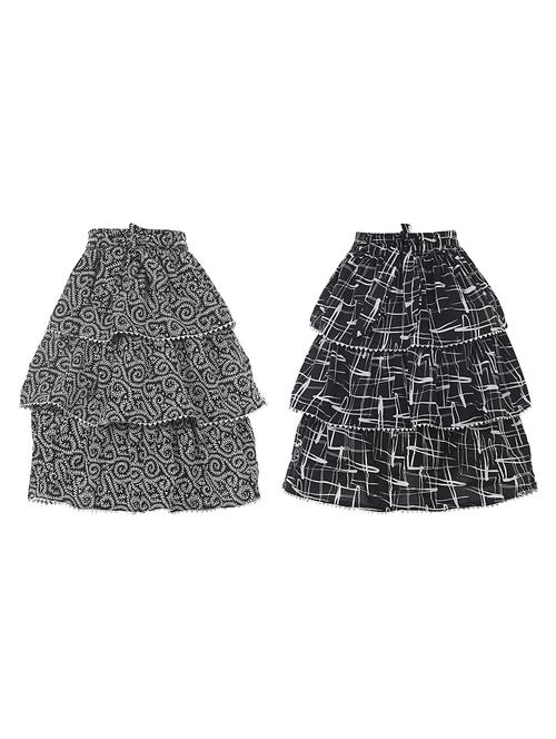 girls pack of 2 layered skirt - 20503994 - Standard Image - 0
