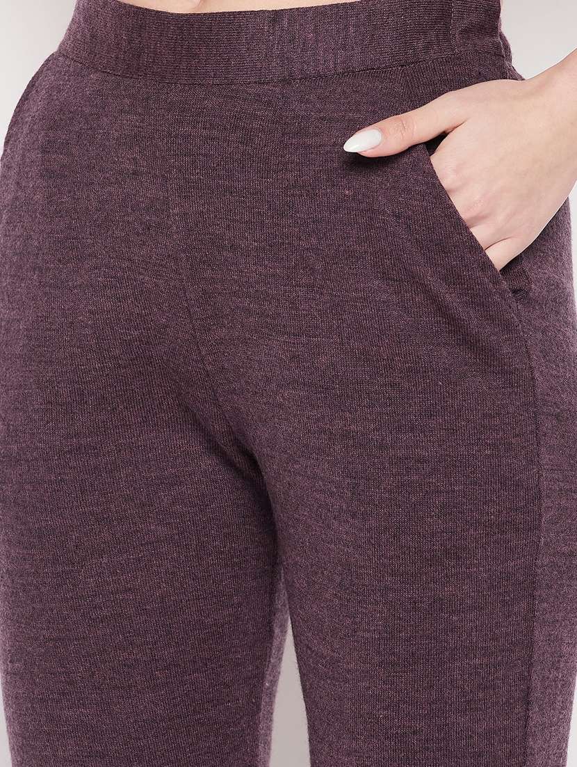 purple long sleeve kurta pant set - 20506612 -  Standard Image - 5