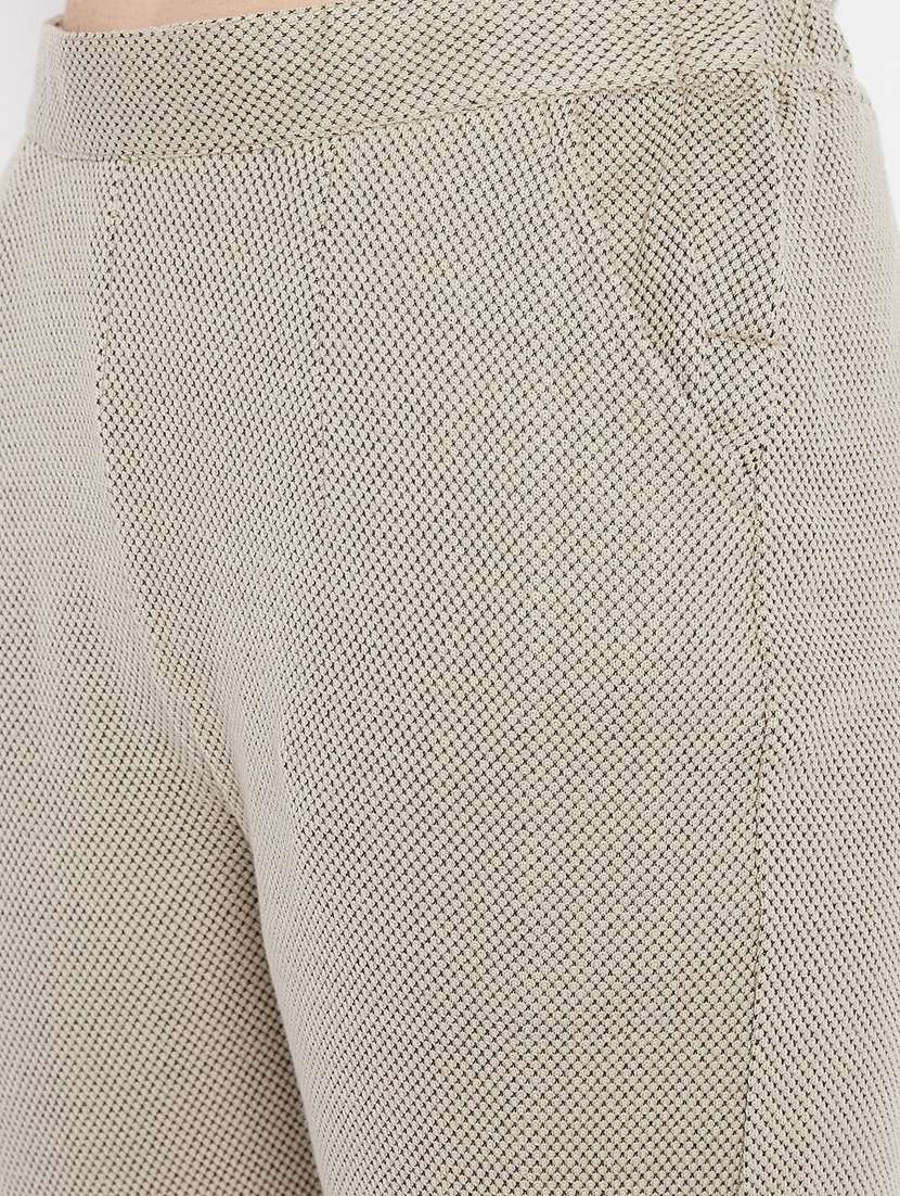 women long sleeve woollen kurta pant set - 20506638 - Standard Image - 5