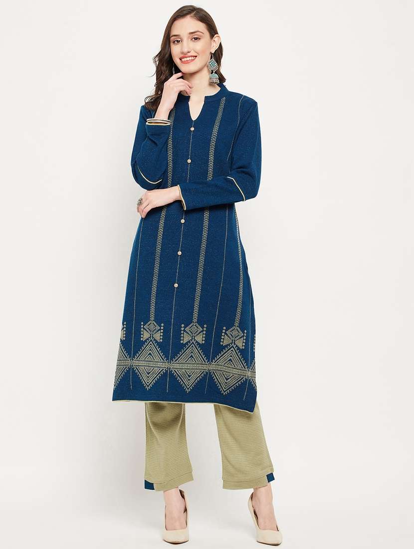 embroidered kurta pant set - 20506672 - Zoom Image - 0